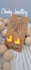 RUBBER DUCKY Character earrings