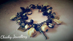 Ladies vintage charm bracelet