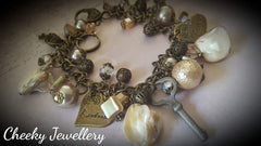 Ladies vintage charm bracelet