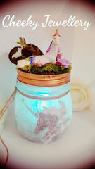 Unicorn set a scene lanterns