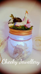 Unicorn set a scene lanterns